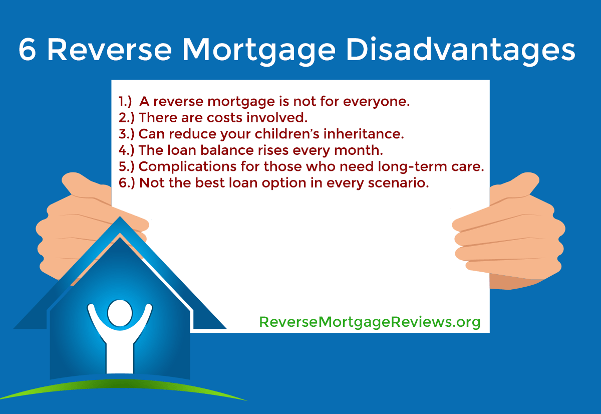 6 Reverse Mortgage Disadvantages How To Avoid Them   6 Reverse Mortgage Disadvantages 